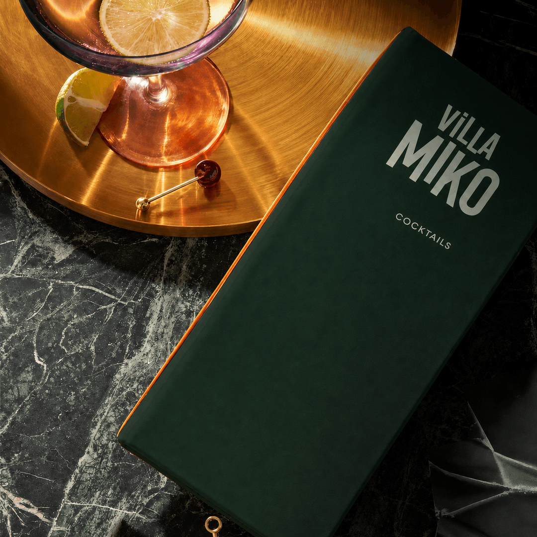Carte des cocktails Villa Miko